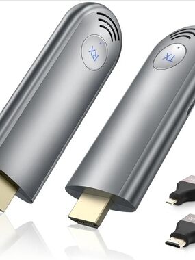 TPUFO Wireless HDMI Transmitter Receiver 1080P 4K Decode 98FT Extender Kit